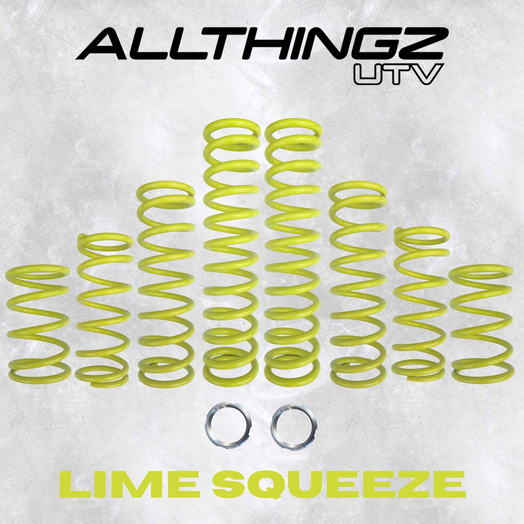 Polaris RZR XP Turbo 4 Seater Dual Rate Spring Kit (Walker Evans Shocks)(2014+)