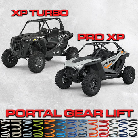 Polaris RZR XP Turbo & Pro XP Portal Gear Lift Spring Kit Upgrade