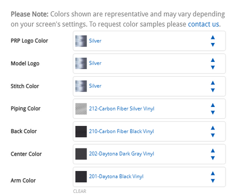 PRP GT/S.E. Suspension Seat Black/Carbon Fiber/ Silver