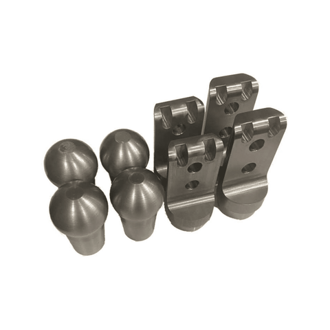 Polaris PRO R Cage Bung Set Domed Style  AJK Offroad 4 Seats 1.75 OD .120 wall