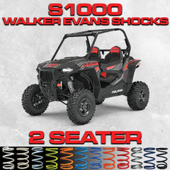 Polaris RZR S 1000 2 Seater Tender Spring Kit (Walker Evans Shocks)