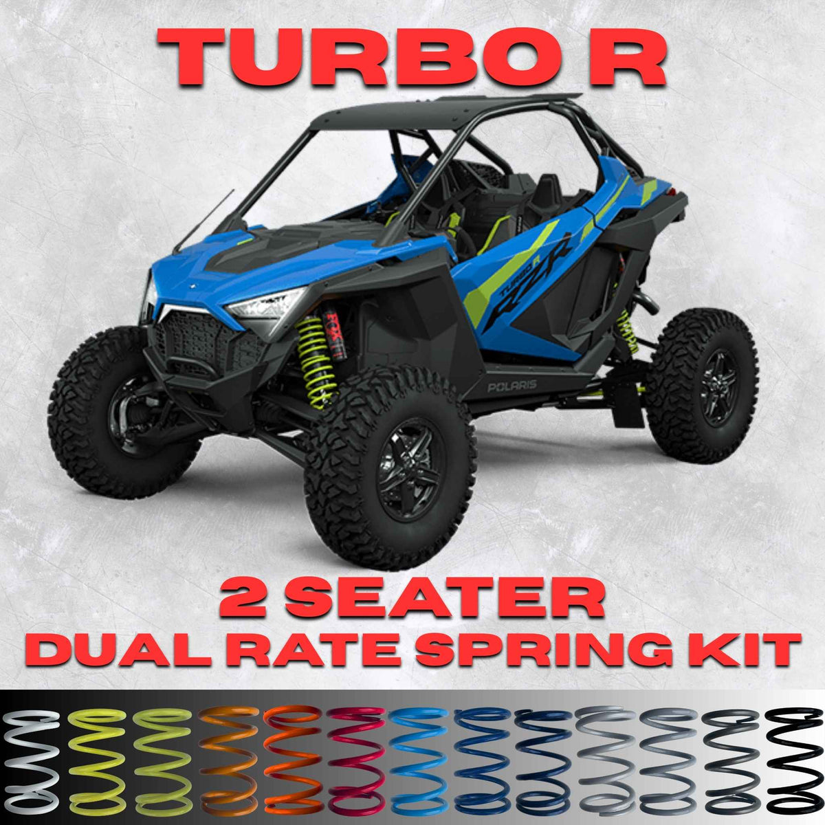 Polaris RZR Turbo R 2 Seater Dual Rate Spring Kit