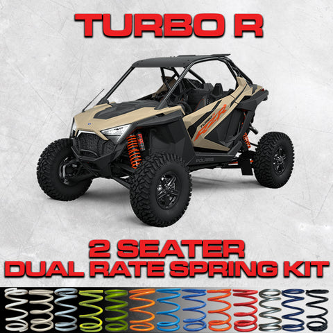 Polaris RZR Turbo R 2 Seater Dual Rate Spring Kit