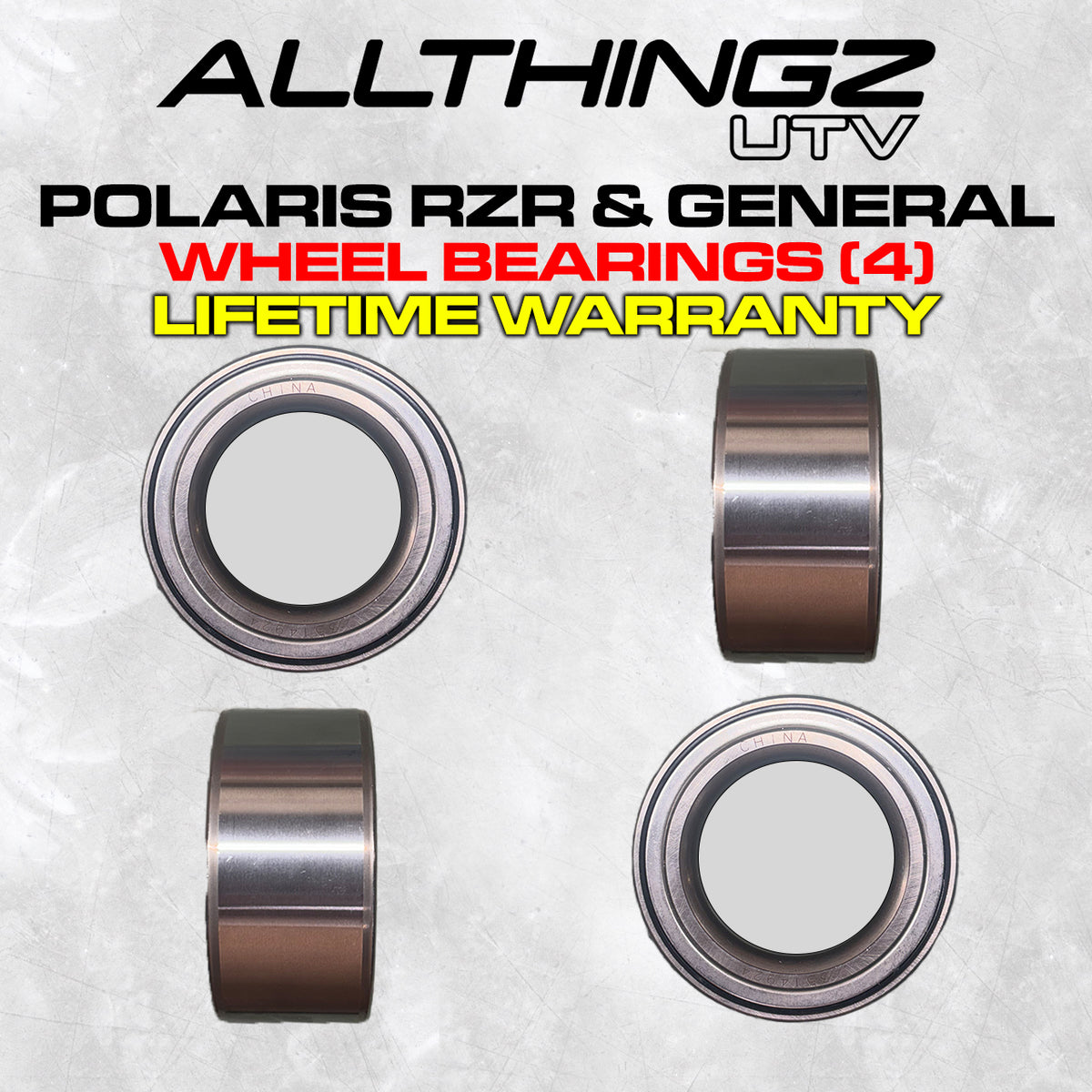 Polaris RZR & General Wheel Bearings (QTY 4)(2014+)