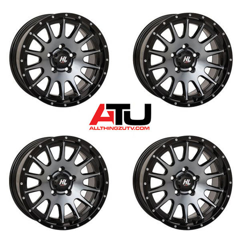 High Lifter by STI HL25 15" Wheels Gloss Dark Tint Polaris RZR Turbo R & Pro R Ranger 1500 Xpedition