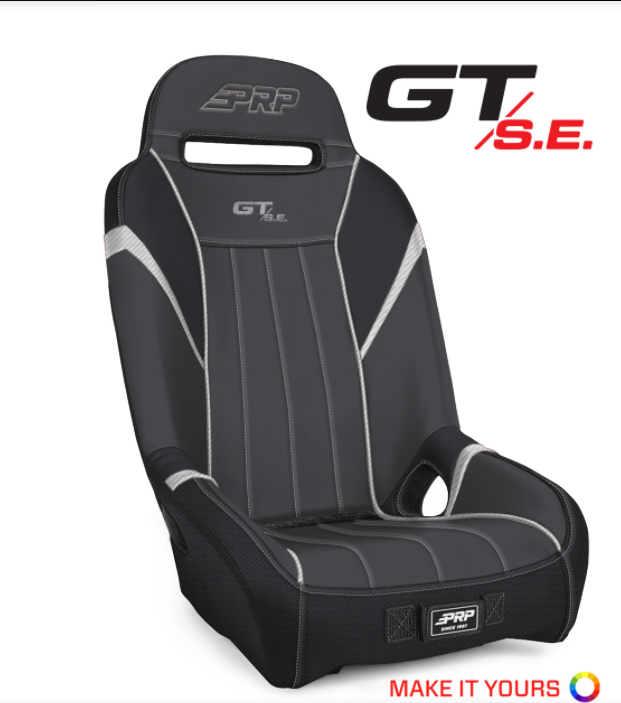 PRP GT/S.E. Suspension Seat Black/Carbon Fiber/ Silver