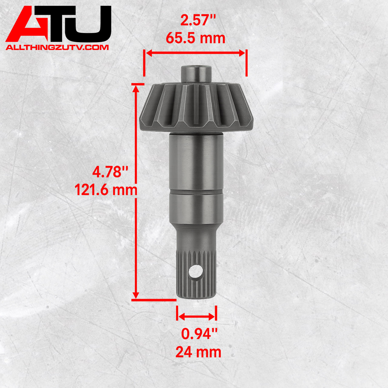 Polaris RZR Front Differential Ring & Pinion