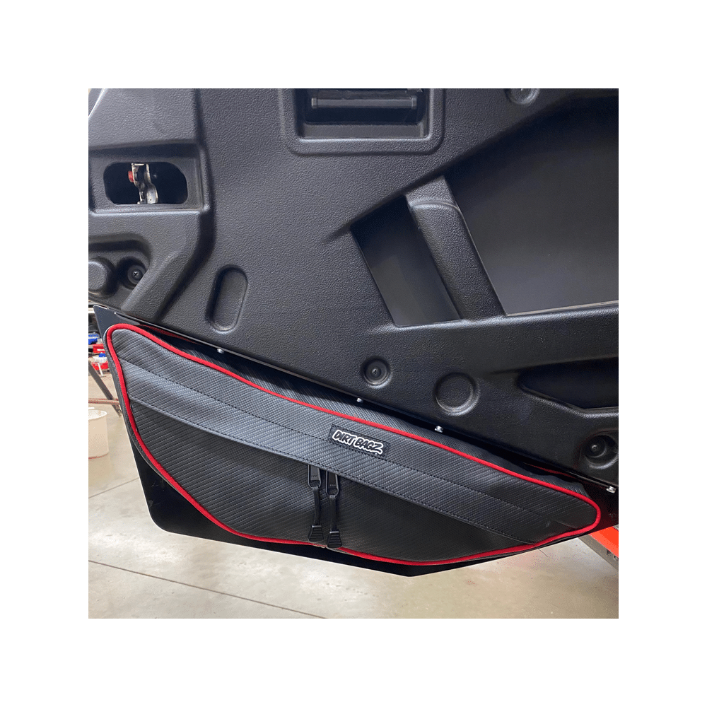 Honda Talon Door Bags  AJK Offroad Silver Rear