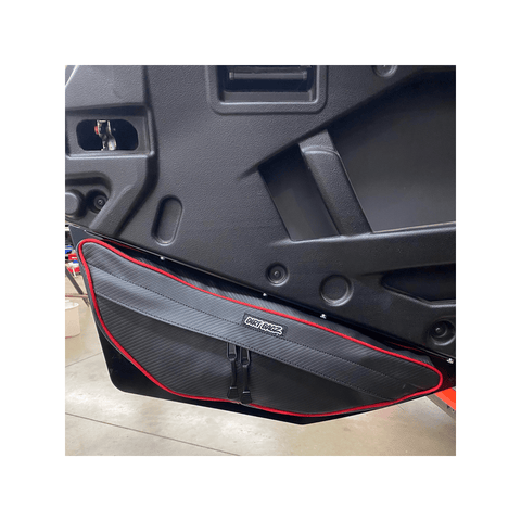 Honda Talon Door Bags  AJK Offroad Silver Rear