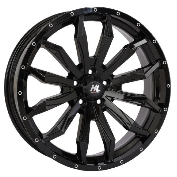 High Lifter by STI HL21 20" Wheels Black Polaris RZR Turbo R & Pro R Ranger 1500 Xpedition