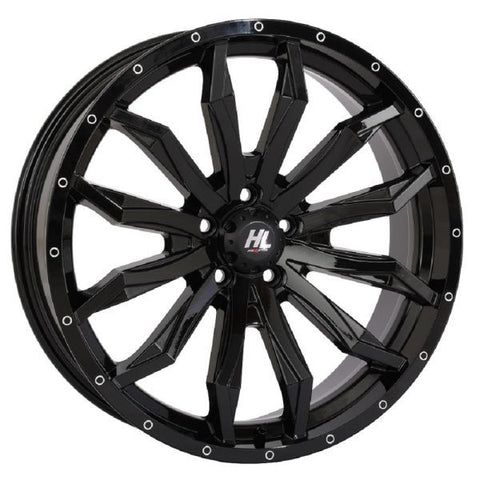 High Lifter by STI HL21 20" Wheels Black Polaris RZR Turbo R & Pro R Ranger 1500 Xpedition