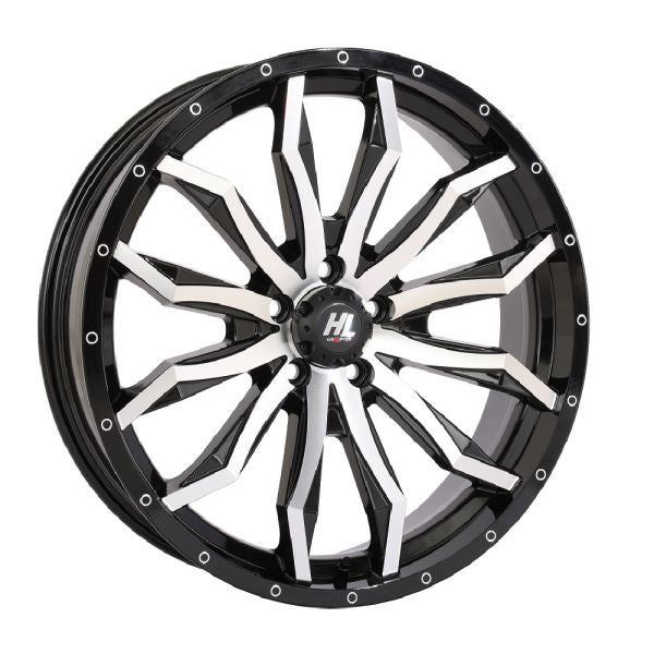 High Lifter by STI HL21 22" Wheels Machined Polaris RZR Turbo R & Pro R Ranger 1500 Xpedition