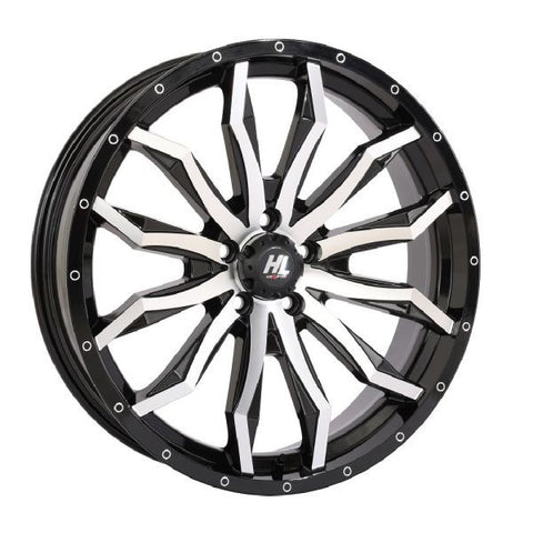 High Lifter by STI HL21 24" Wheels Machined Polaris RZR Turbo R & Pro R Ranger 1500 Xpedition