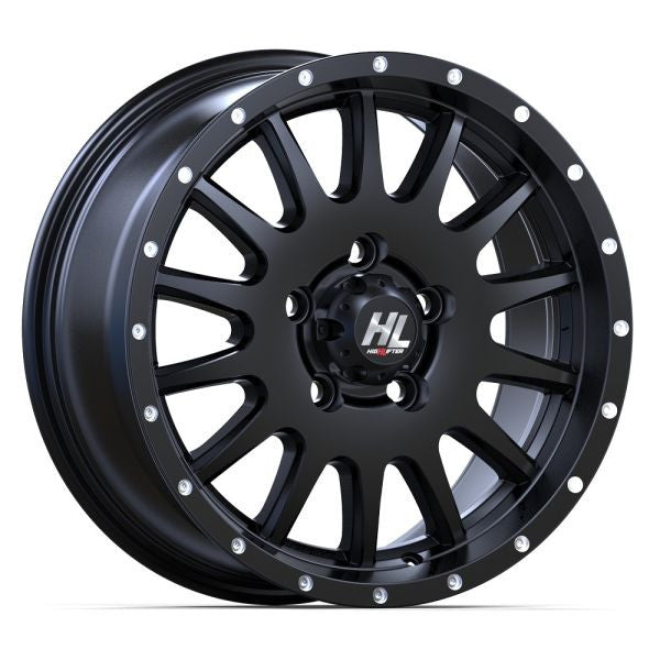 High Lifter by STI HL25 15" Wheels Gloss Black Polaris RZR Turbo R & Pro R Ranger 1500 Xpedition