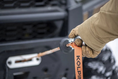 Kolpin 4500 lb Synthetic Rope Winch Kit 