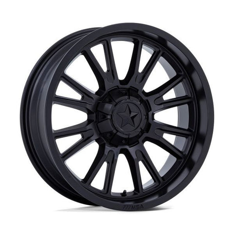 MSA ThunderLips 24" Wheels Matte Black Polaris RZR Turbo R & Pro R Ranger 1500 Xpedition