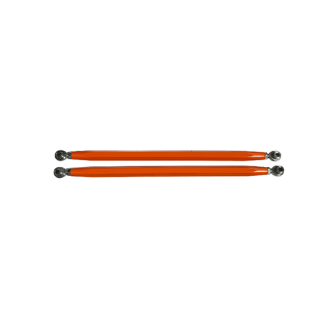 Polaris Pro R / Turbo R High Clearance Radius Rods by AJK Offroad Orange Upper Rods