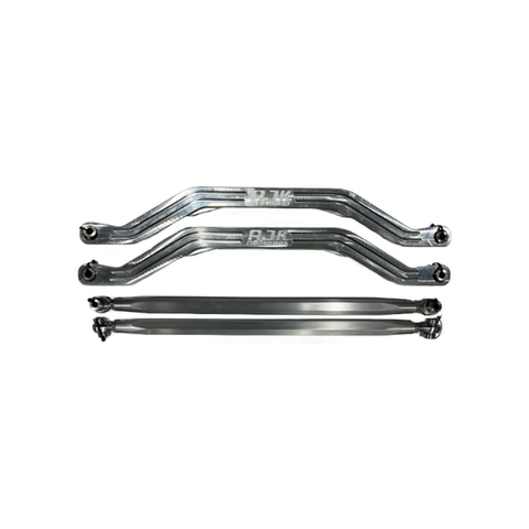 Polaris Pro R / Turbo R High Clearance Radius Rods by AJK Offroad in Aluminum Both Rods