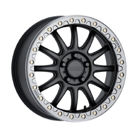 Raceline Alpha Beadlock 17" Wheels Gunmetal (+25mm) Polaris RZR Turbo R & Pro R Ranger 1500 Xpedition