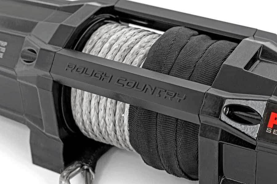 Rough Country 6500-LB UTV Synthetic Rope Winch With Remote 