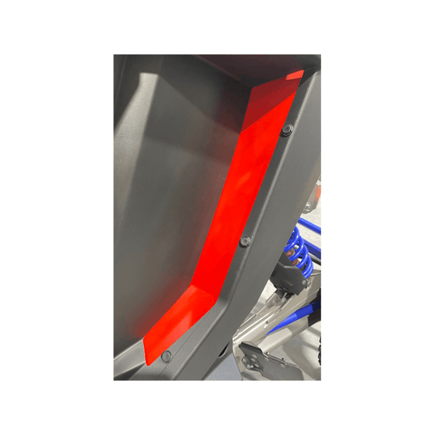 Polaris Pro XP / Pro R / Turbo R Splash Guard Kit  AJK Offroad Lifted Lime