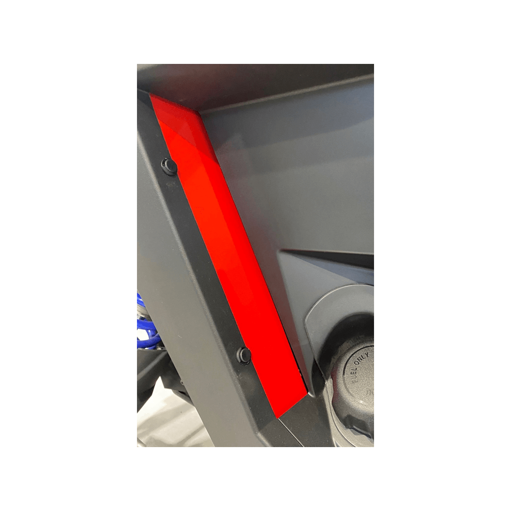 Polaris Pro XP / Pro R / Turbo R Splash Guard Kit  AJK Offroad Red