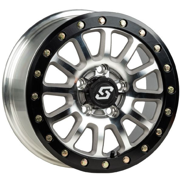 Sedona Sano Beadlock 15x7 Wheels Cast Polaris RZR Turbo R & Pro R Ranger 1500 Xpedition