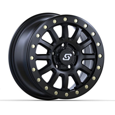 Sedona Sano Beadlock 15x7 Wheels Black Polaris RZR Turbo R & Pro R Ranger 1500 Xpedition