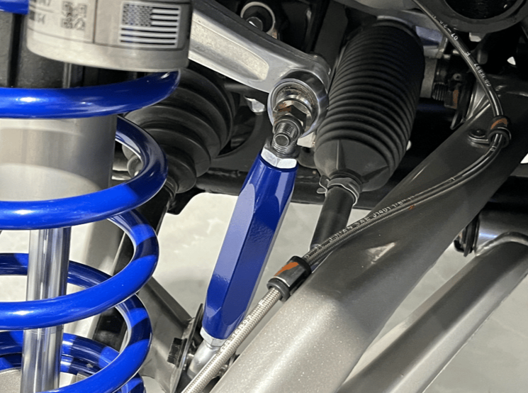 Polaris Pro R Sway Bar Link by AJK Offroad Top Close Up View