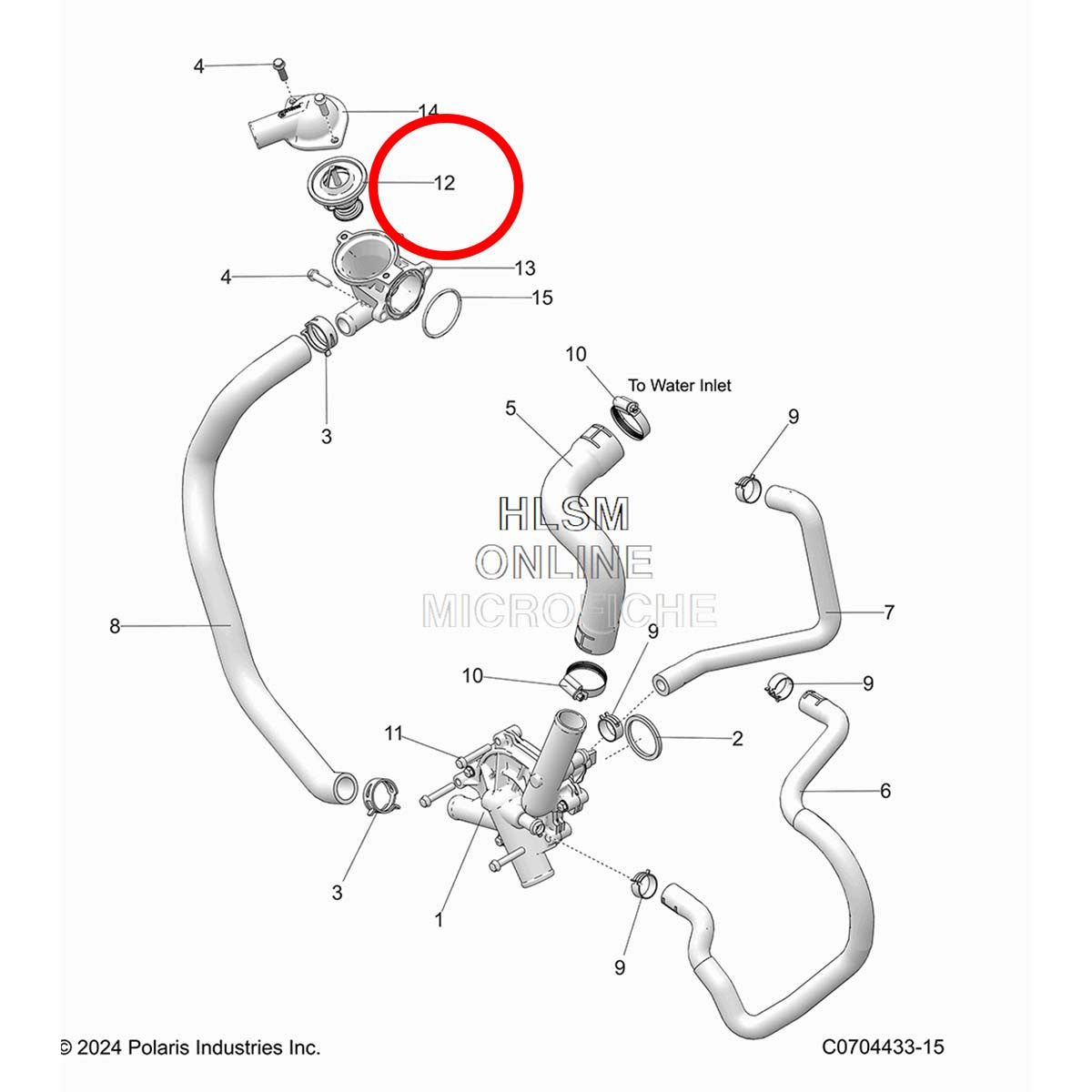 Polaris Expedition OE Replacement Thermostat