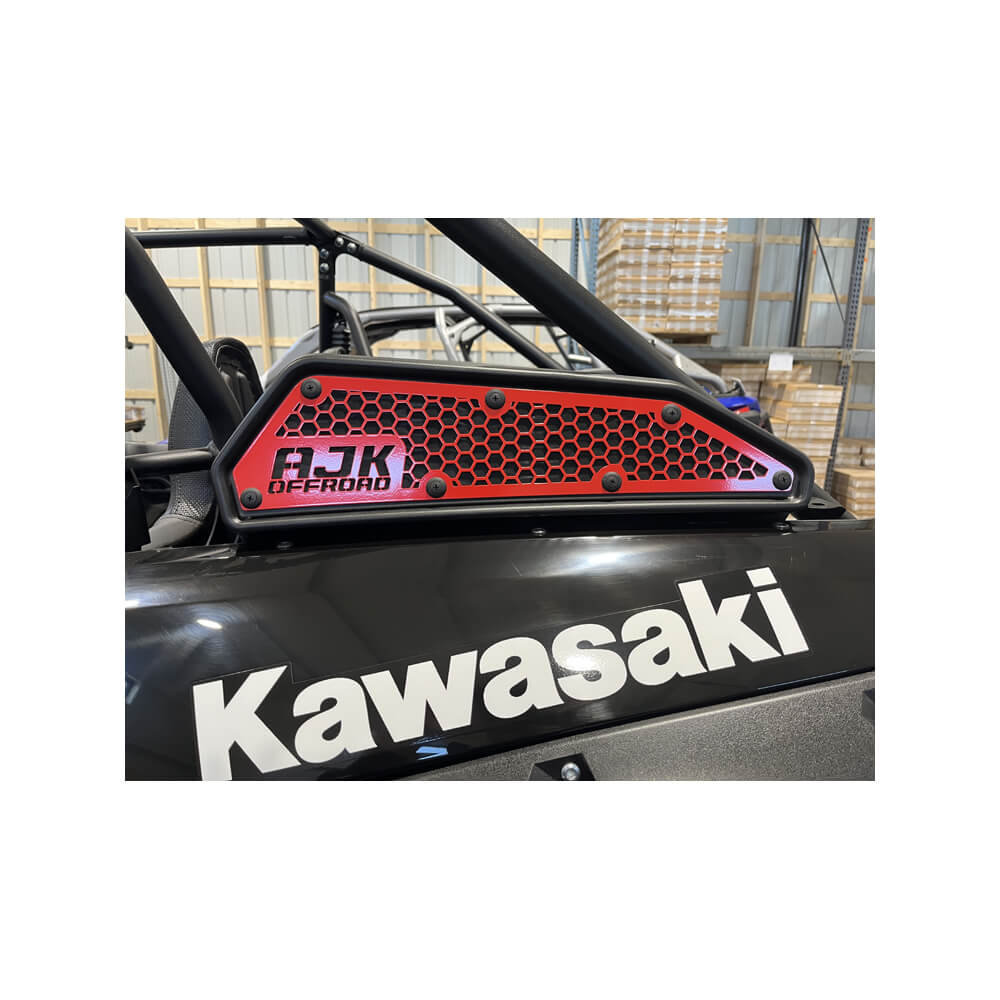 KRX Intake Vent Cover  AJK Offroad Red